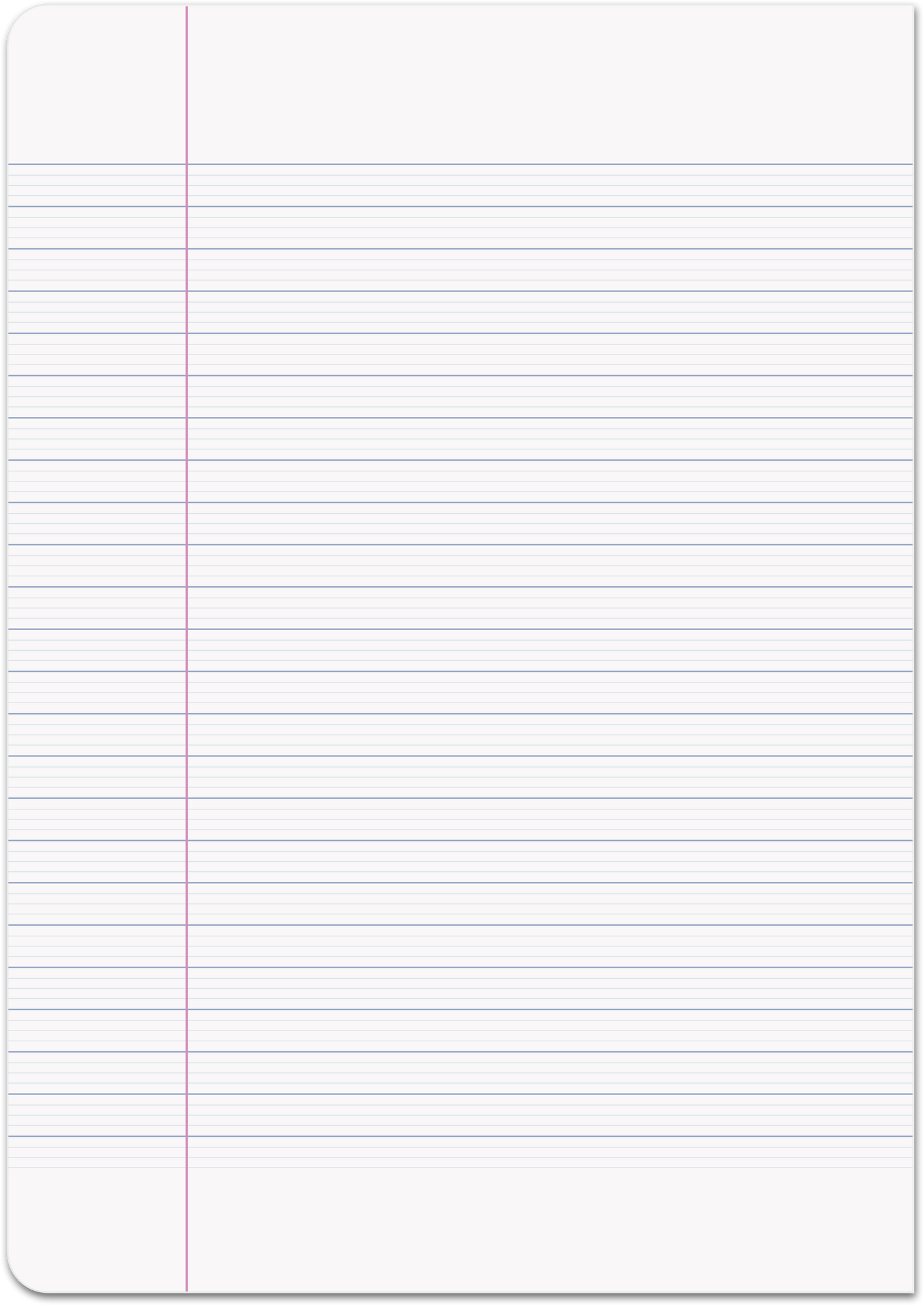 Note Pad Illustration